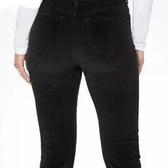 New Well Worn Women’s High Rise Soft Corduroy Skinny Pant Black  10 Inseam 29” - Picture 5 of 7